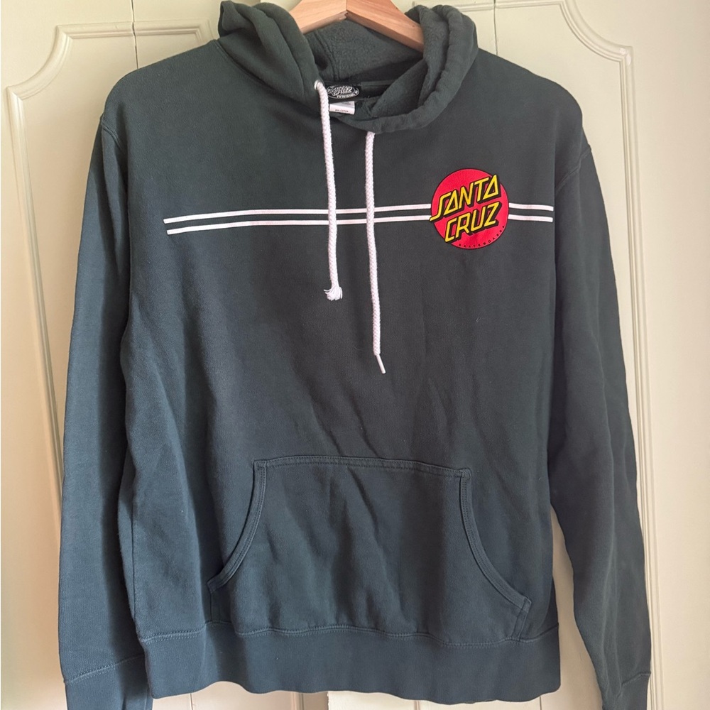Santa Cruz Skateboards Dark Green Hoodie